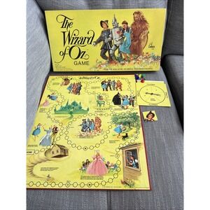 Vintage Wizard of Oz Board Game Cadaco 1974 For Pieces